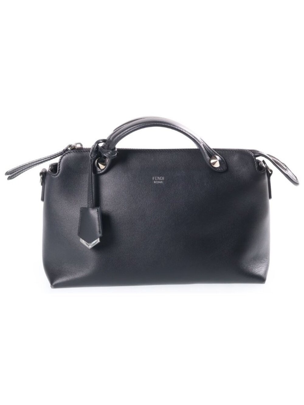 Fendi by the Way 2-Way Bag Leather Black